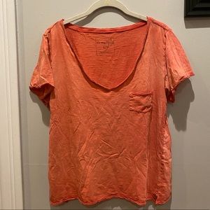 Free People Distressed T-Shirt